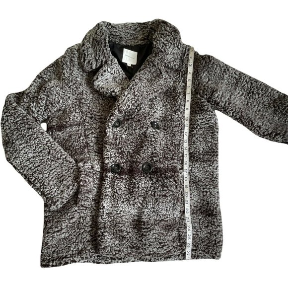 🌹NWT Women’s Jacket Size M THREAD & SUPPLY Sherpa double-breasted - Picture 10 of 11
